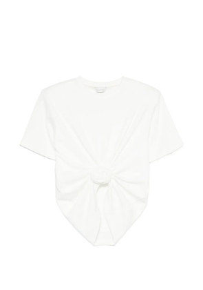 Magda Butrym knot-detail T-shirt - White
