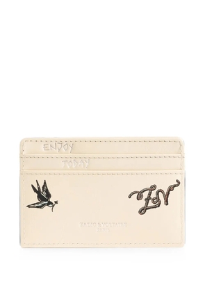 Zadig&Voltaire ZV Pass Tattoo card holder - Neutrals