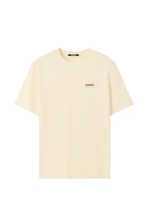 Jacquemus logo-patch T-shirt - Neutrals