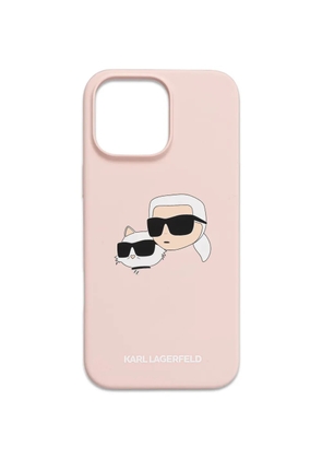 Karl Lagerfeld Ikonik Karl Choupette iPhone case - Pink