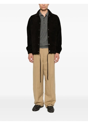 Giorgio Brato suede long-sleeves jacket - Brown