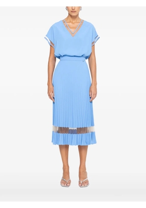 NISSA V-neck top - Blue