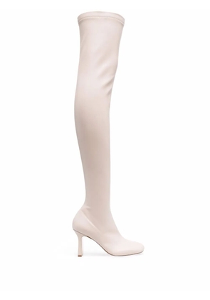 Stella McCartney Ivy over-the-knee heeled boots - Neutrals