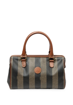 Fendi Pre-Owned Pequin Boston small handbag - Black