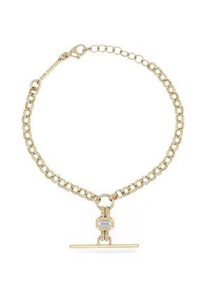 Zoë Chicco toggle-detail diamond bracelet - Gold