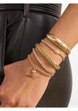 Zoë Chicco toggle-detail diamond bracelet - Gold