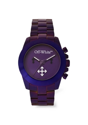 Off-White Reset Chronograph 40mm watch - Purple