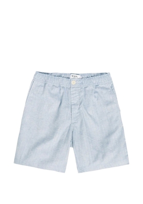 Wax London herringbone-patterned shorts - Blue