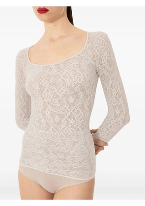 Wolford Infinite Rose floral-pattern top - White