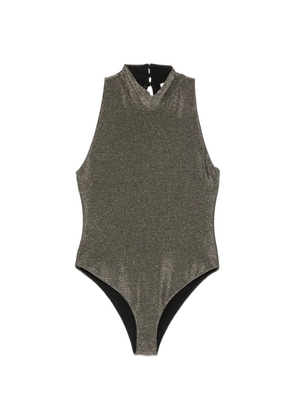 Forte Forte glitter-effect high-neck body - Gold