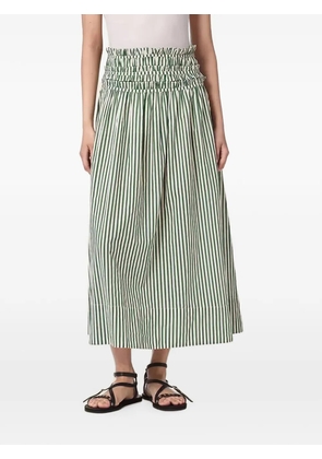 AllSaints Kali A-line midi skirt - White