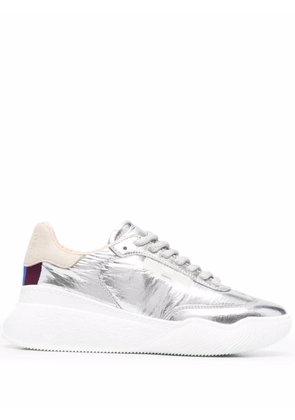Stella McCartney Loop metallic sneakers - Silver