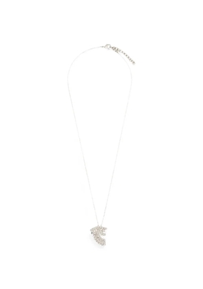 Ferragamo deconstructed Gancio pendant necklace (42cm) - Silver