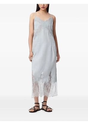 AllSaints Samia linen midi dress - Blue