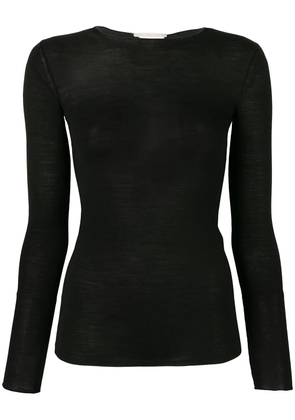 Stella McCartney sheer slim fit top - Black