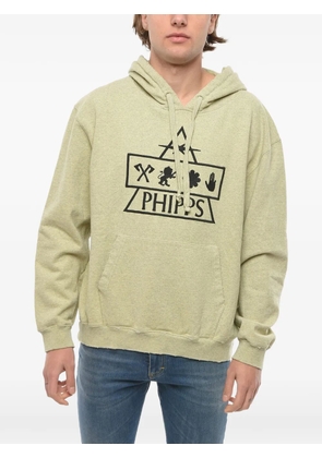 Phipps logo-embroidered hoodie - Green