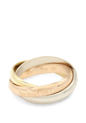 Cartier 2010s Trinity logo-engraved ring - Gold