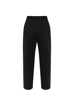 Diesel logo-plaque track pants - Black