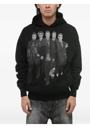 1989 STUDIO black cotton hoodie