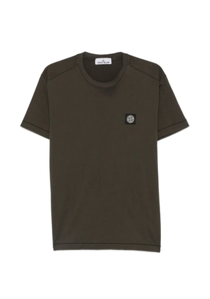 Stone Island logo-patch short-sleeve T-shirt - Green