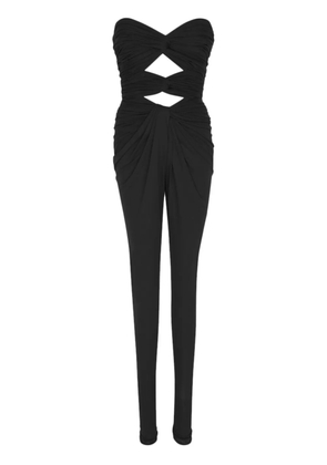 Saint Laurent strapless skinny jumpsuit - Black