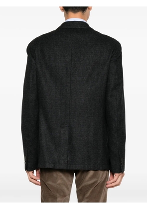 ETRO check-pattern single-breasted blazer - Grey