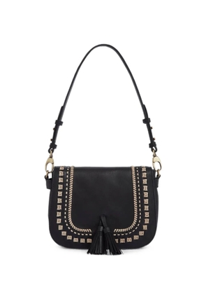 Osprey The Dakota stud-embellished tassel-detail shoulder bag - Black