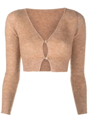 Jacquemus Le Cardigan Alzou cardigan - Brown