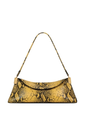 Balmain 64-83 small bag in python-effect leather - Yellow