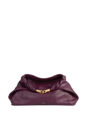 Balmain Dinner At 8 medium bag in smooth leather - Purple