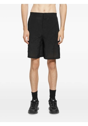 Off-White Handstyle logo organza shorts - Black