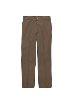 Prada technical canvas pants - Brown