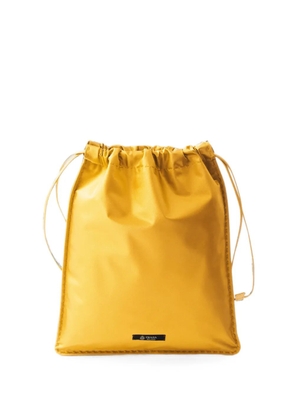 Prada Wish silk duchesse pouch - Yellow