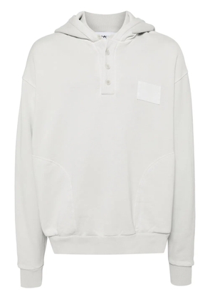 Moschino logo patch hoodie - Grey