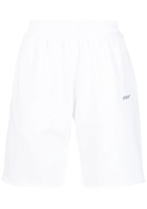 Off-White Scribble Diag print track shorts