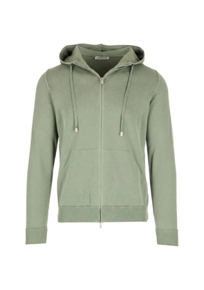 Al Duca D’Aosta 1902 zip-up drawstring hoodie - Green