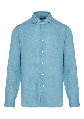Barba linen shirt - Blue