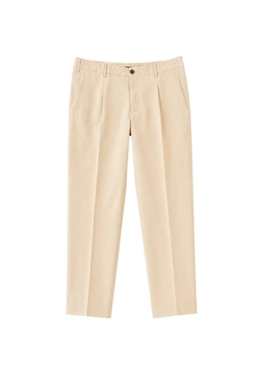 Incotex pressed-crease trousers - Neutrals