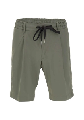 DIKTAT Tech drawstring elasticated shorts - Green