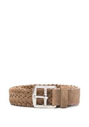 Officine Creative braided belt - Brown