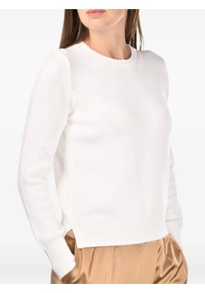 Gran Sasso wool round-neck jumper - White