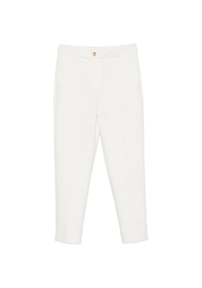Max Mara Feroce split-hem tapered-leg trousers - White