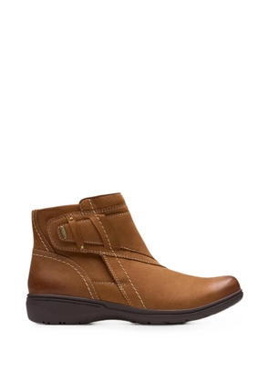Clarks Originals Carleigh Style leather ankle boots - Brown