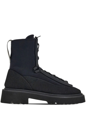 Ferragamo Hybrid Combat boots - Black