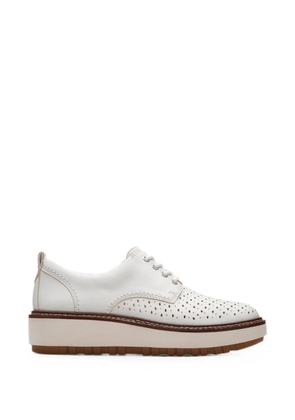 Clarks Originals Orianna Move perforated-leather Derby shoes - Neutrals