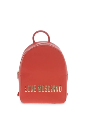 Moschino Love Moschino logo-lettering backpack - Red