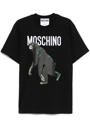 Moschino graphic-print T-shirt - Black