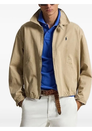 Polo Ralph Lauren logo-embroidered piqué-knit polo shirt - Blue