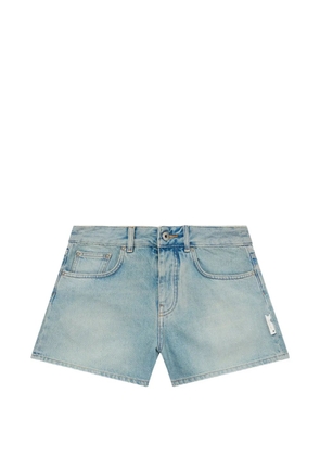 Off-White College Patch denim shorts - Blue