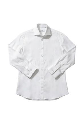 Lardini bib-front long-sleeve shirt - White